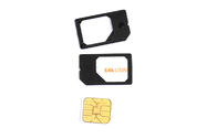 Siyah Düzenli Mikro SIM Kart Adaptörü / Mikro SIM Kart Adaptörü 3FF - 2FF