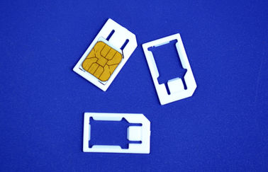 Normal Cep İçin 3FF 2FF Plastik Mikro SIM Kart Adaptörü