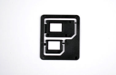 Mikro Plastik ABS Cep Telefonu SIM Kart Adaptörü, Combo Nano SIM Adaptörü