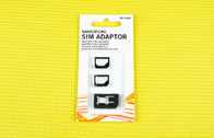 Plastik ABS Üçlü SIM Adaptör, 4FF - 3FF Nano - Mikro SIM Adaptör
