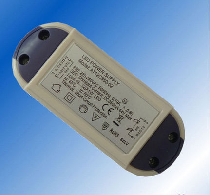 12V DC 1A 12W sabit voltaj Led sürücü IP65 EN61000-3-2 ROHS CE