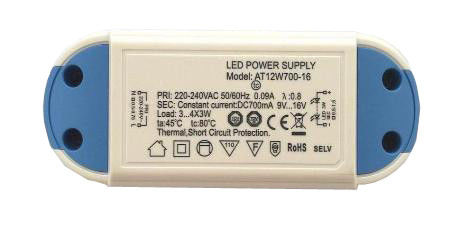 36W EN 55015 Sabit Gerilim Led Sürücü 12V 3000mA / 24V 1500mA