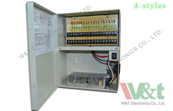 Aşırı Yük Koruması Olan 20 Amp DC 12 Volt Ayarlanmış CCTV Güç Kaynağı PSU