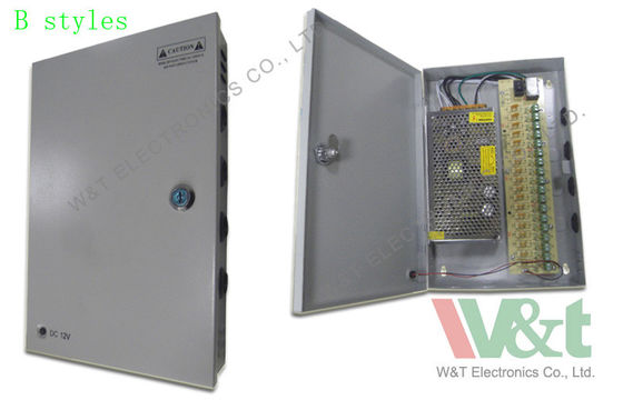 Aşırı Yük Koruması Olan 20 Amp DC 12 Volt Ayarlanmış CCTV Güç Kaynağı PSU