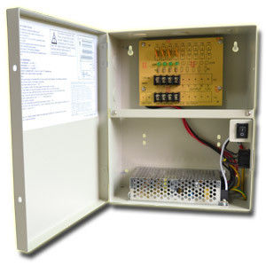 4Way 5A CCTV Güvenlik Güç Kaynağı 12V CE FCC PTZ / DVR / LED Dricer için