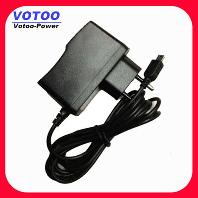 Mini / Mikro DC Plug, CCTV Güç Kaynağı ile 10W 5V 2A Duvar Mount Güç Adaptörü