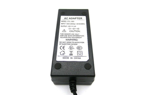 Hi-pot 12V 4A Masaüstü DC Güç Kaynağı FCC Bölüm 15 Class B Güvenlik Kameraları için