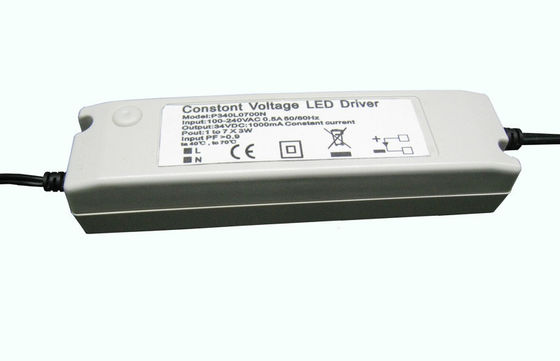 Otomatik Restorasyonlu Mini AC DC Sabit Voltaj LED Sürücüsü 24V 0.8A