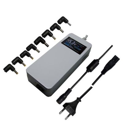 90W-Auto + Slim + Mavi LCD Evrensel Dizüstü Güç Adaptörü