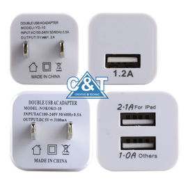 Çift Bağlantı 3.1A Usb Ac Güç Adaptörü 2-Ton Ev Iphone 6 Duvar Şarj