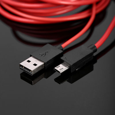 6.5 Ayaklar MHL 11 Pin Mikro USB&#39;den HDMI Adaptör Kablosuna Samsung için 1080P HDTV