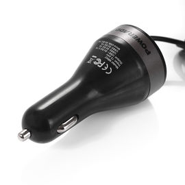 4.2A 21W Three USB Port Car Charger With Built-in Micro USB Cable Power Adapter