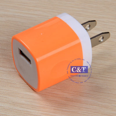Iphone 6/6 Plus 5s Samsung için USB Seyahat Ev 1.0 Amp Güç Adaptörü Duvar Şarj Cihazı Tak