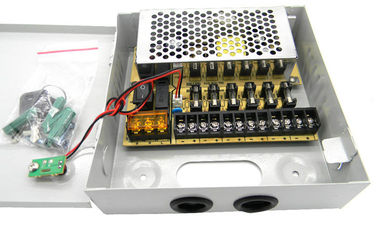 9 Kanal CCTV Kamera Güç Kaynağı, 12V 5Amps CCTV Güç Kaynağı Kutusu