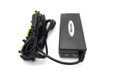 UK / US 90W Universal Laptop Power Adapter Automatic 5V 2.1A USB With LED