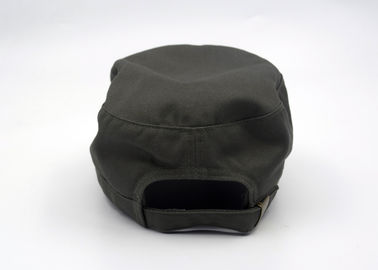 Adjustable Fashion Army Cotton Military Cap Hat For Men , Metal Buckle