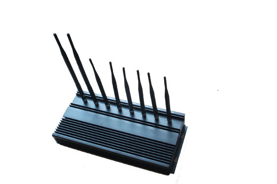 Askeri, Siyah için 35dBm 4G WIFI Yüksek Güçlü Karıştırıcı / Engelleyici EST-808N3