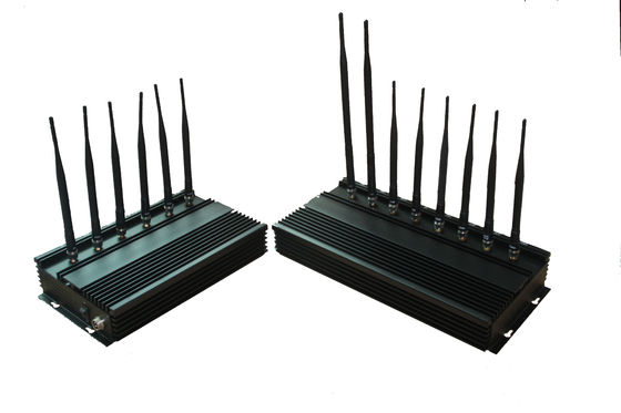 Askeri, Siyah için 35dBm 4G WIFI Yüksek Güçlü Karıştırıcı / Engelleyici EST-808N3