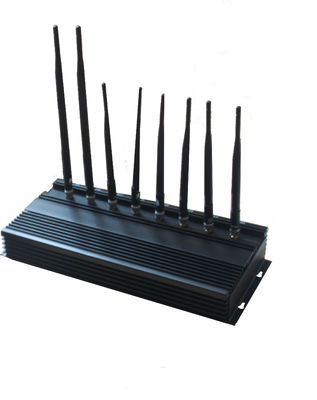 Askeri, Siyah için 35dBm 4G WIFI Yüksek Güçlü Karıştırıcı / Engelleyici EST-808N3
