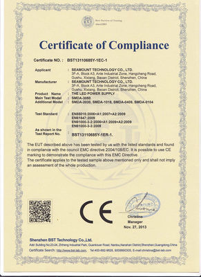 Yüksek verim 10W - 18W sürekli güncel LED Driver 0.8A RoHS, Hz 47-63 Hz